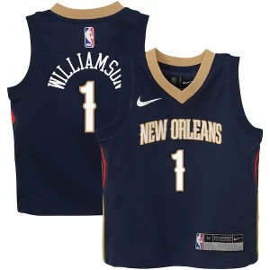 Zion Williamson New Orleans Pelicans Nike Preschool Swingman Player Jersey Chic Icon Edition Navy