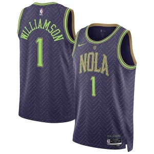 Zion Williamson New Orleans Pelicans Nike Unisex 2024/25 Swingman Player Jersey City Edition Gorgeous Purple