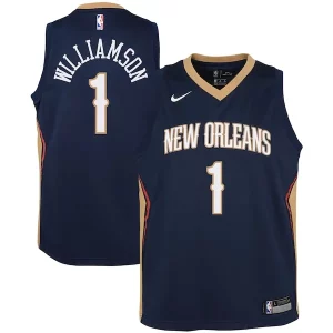 Zion Williamson New Orleans Pelicans Nike Youth Swingman Gorgeous Jersey Icon Edition Navy/White