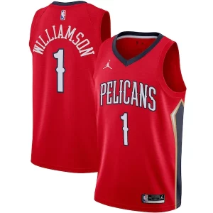 Zion Williamson New Orleans Pelicans Trendy Jordan Brand 2020/21 Swingman Jersey Statement Edition Red
