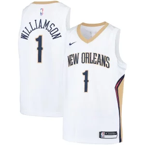Zion Williamson New Orleans Pelicans Trendy Nike Youth Swingman Player Jersey Association Edition White/Navy